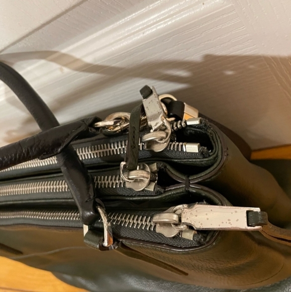 Coach Green Leather Borough Shoulder Bag - Picture 6 of 11